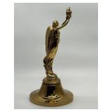 Solid Brass Angel Hood Ornament Trophy Top - 12" Tall