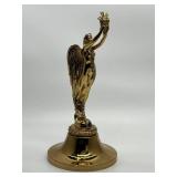 Solid Brass Angel Hood Ornament Trophy Top - 12" Tall