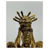 Solid Brass Angel Hood Ornament Trophy Top - 12" Tall