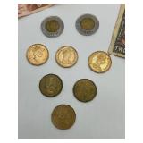 Canada Banknotes & Coins - CAD $24 Total