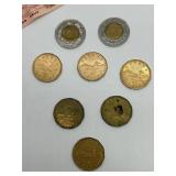 Canada Banknotes & Coins - CAD $24 Total