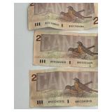 Canada Banknotes & Coins - CAD $24 Total