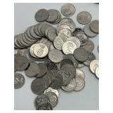 Canadian Coins - 119 Quarters, 194 Nickels & 92 Dimes (CAD 48.65)