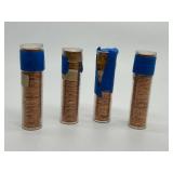 Uncirculated Canadian Penny Rolls - 50 Coins Each - 1959 & 1960 & 1961 & 1962