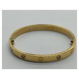 Cartier Inspired Love Bracelet 750 Gold Plated & Screwdriver