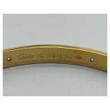 Cartier Inspired Love Bracelet 750 Gold Plated & Screwdriver