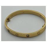 Cartier Inspired Love Bracelet 750 Gold Plated & Screwdriver