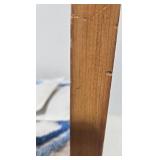 Doll Bed - Vintage Floral Wood Frame with Mattress & Quilted Cover