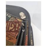 Harvard Passport Print 3-Piece Travel Luggage Set with Round Vanity Case