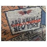 Harvard Passport Print 3-Piece Travel Luggage Set with Round Vanity Case