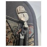 Harvard Passport Print 3-Piece Travel Luggage Set with Round Vanity Case