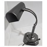 Stylish OTT-LITE Brushed Nickel Desk Lamp - Adjustable Neck