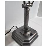 Stylish OTT-LITE Brushed Nickel Desk Lamp - Adjustable Neck