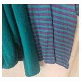 Vintage L.L.Bean Vintage Pullover Fleece & Striped Polo Shirt - Men