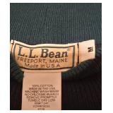 L.L.Bean Vintage Mock-Neck Long Sleeve Shirt & Striped Polo Shirt - Men