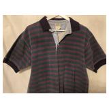 L.L.Bean Vintage Mock-Neck Long Sleeve Shirt & Striped Polo Shirt - Men