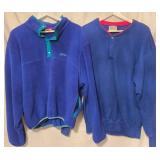 Vintage LL Bean Pullover Fleece & Vintage LL Bean Sweatshirt Russell Athletic Henley - Men