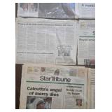 Star Tribune Front Pages - Diana, Princess of Wales Death Coverage Collection (Lot of 9)