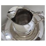 Vintage 2pc Silver Plated Kingsbury Bowl & Viking Yorkshire Pitcher