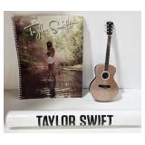 Taylor Swift Collectibles - Notebook, The Red Tour Concert Light Wand & Replica Ornamental Guitar
