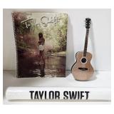 Taylor Swift Collectibles - Notebook, The Red Tour Concert Light Wand & Replica Ornamental Guitar