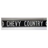 3 Metal Signs - Route US 66 Shield, Pennsylvania 7600 Street & Chevy Country