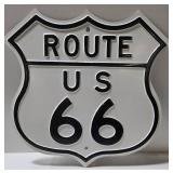 3 Metal Signs - Route US 66 Shield, Pennsylvania 7600 Street & Chevy Country