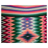 Vintage Turkish Vibrant Color Kilim Hand-Woven Rug or Wall Tapestry