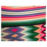 Vintage Turkish Vibrant Color Kilim Hand-Woven Rug or Wall Tapestry