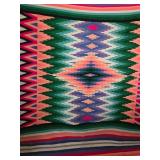 Vintage Turkish Vibrant Color Kilim Hand-Woven Rug or Wall Tapestry