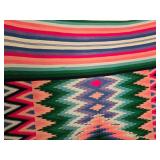 Vintage Turkish Vibrant Color Kilim Hand-Woven Rug or Wall Tapestry