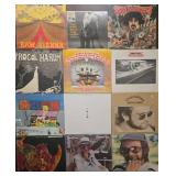 Vintage Elton John, Frank Zappa, George Harrison & Rhinoceros Vinyl Albums (Lot of 12)