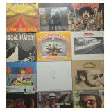 Vintage Elton John, Frank Zappa, George Harrison & Rhinoceros Vinyl Albums (Lot of 12)