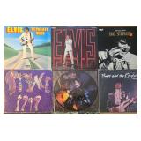 12 Vintage Vinyl Albums - Elvis Presley, Prince, Jeff Beck, Derek & The Dominos, Roy Buchanan