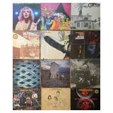 12 Vintage Vinyl Albums - The Who, Led Zeppelin, Frampton, Clapton (Lot of 12)