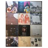 12 Vintage Vinyl Albums - The Who, Led Zeppelin, Frampton, Clapton (Lot of 12)