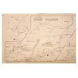 11 Nautical Island Chart Bahama Maps from 1975 by Tropic Isle Publishers, Inc.