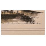 Simada Vintage Serigraph Art Prints - Set of 3 Montreal Scenes: Jacques-Cartier, L