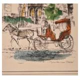Simada Vintage Serigraph Art Prints - Set of 3 Montreal Scenes: Jacques-Cartier, L