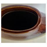 Vintage Mid Century Drip Glaze Stoneware Pottery Vase