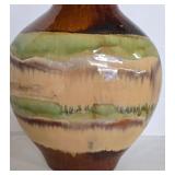 Vintage Mid Century Drip Glaze Stoneware Pottery Vase