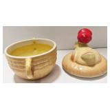 Regal Old McDonald 4-Piece Serving Set - Tea Pot & Sugar Bowl & Covered Butter Dish & Creamer