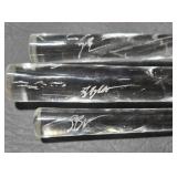 Lot of 3 Glass Rods of Varying Lengths - Signed
