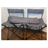 FORD Truck Canvas Portable Outdoor Chairs & Carrying Bag - 2-Pack