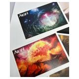 Aion 2009 Calendar & Kekai Kotaki Art Prints (Lot of 6) Including one Signed Art Piece