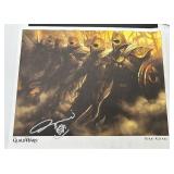 Aion 2009 Calendar & Kekai Kotaki Art Prints (Lot of 6) Including one Signed Art Piece