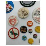 Pinbacks & Patches - Vintage Collection 1940s-1990s