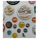 Pinbacks & Patches - Vintage Collection 1940s-1990s