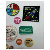 Pinbacks & Patches - Vintage Collection 1940s-1990s