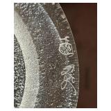 Signed Art Glass - 5-1/2 in Diameter